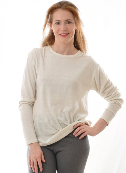 Langarm Shirt BioBourretteseiden Jersey
