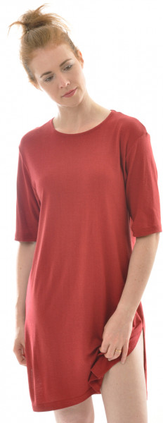 Kurzarm BigShirt BioBourretteseiden Jersey