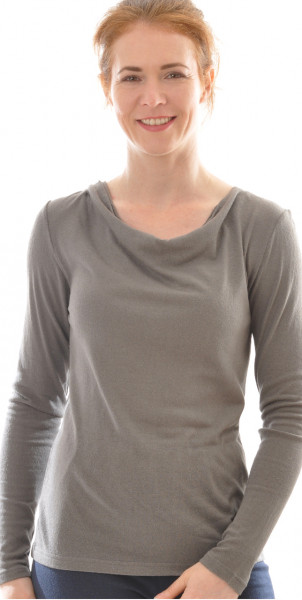 Wasserfall Shirt BioBourretteseiden Jersey