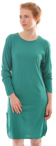 Langarm BigShirt BioBourretteseiden Jersey