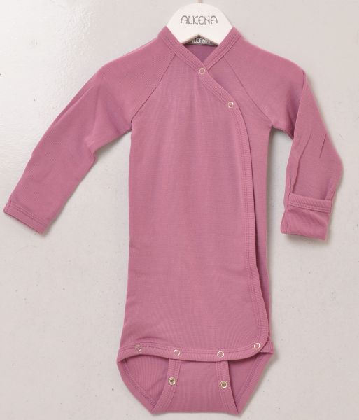Baby Wickelbody langarm BioWolle/BioSeide-
