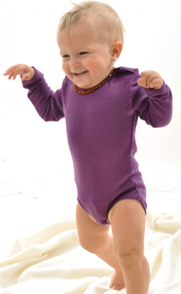 Baby Body langarm BioBourretteseide