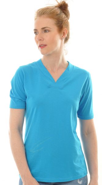 V-Shirt aus Bio Baumwoll Jersey