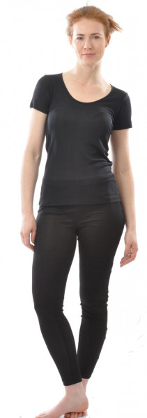 Leggins 100% Bio-Seiden-Ripp